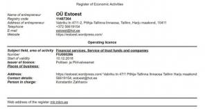 Estonian companies registration & liquidation